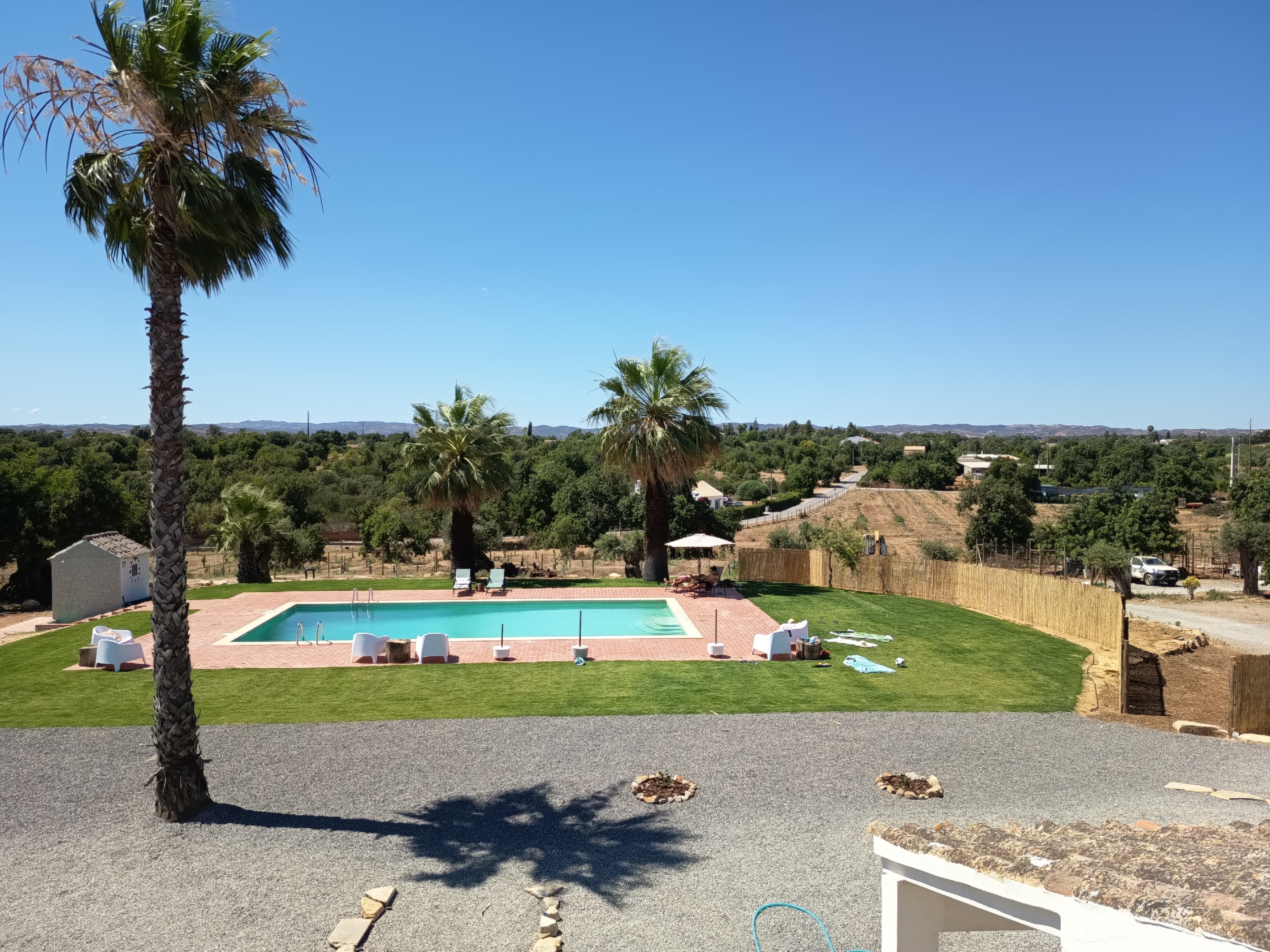 vista da quinta em Tavira