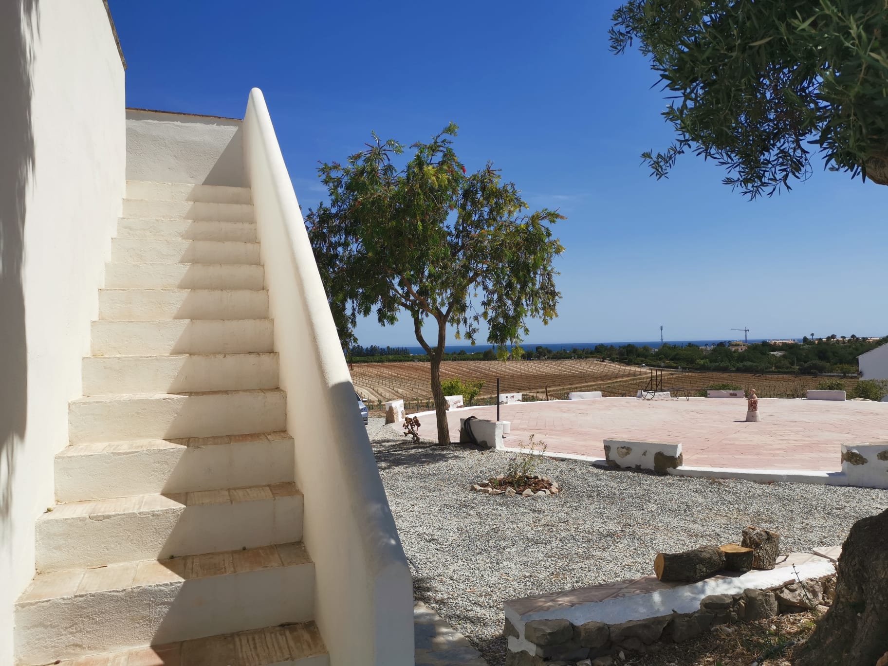 vista da quinta em Tavira